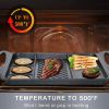 3 in 1 Flat Top Grill Griddle,Griddle Pan for Stove Top Double Burner Grill,Aluminum Pancake Griddle