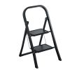 2 Step Ladder, Step Stool for Adults, Folding Step Stool with Wide Anti-Slip Pedal, Sturdy Steel Ladder