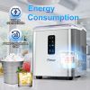 Countertop Ice Maker Machine, 26.5 lbs in 24Hrs, Electric ice Maker and Compact ice Machine with Ice Scoop and Basket