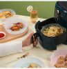 Air Fryer Silicone Baking Tray Reusable Basket Mat Non-Stick Round Microwave Pads Baking Mat Oven Air Fryer Liner